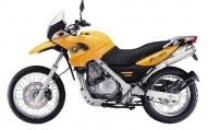 F 650 GS model 2000 žlutá